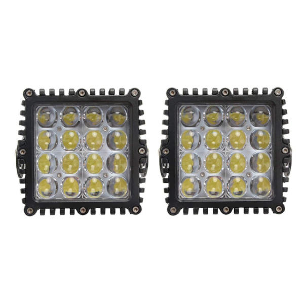 Marcă electronică Aprobată 48w Lumină de lucru LED Spot / inundație Beam Pătrat Lampa de lucru pentru off-road