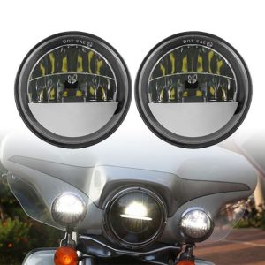 Morsun 4.5inch LED Fog Light Pentru Harley Road Glide Motorbike Fog Lampă