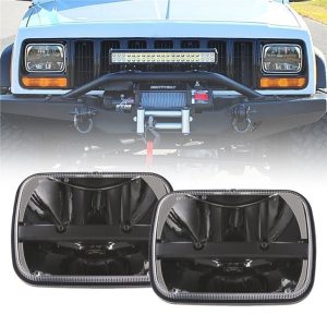 Morsun Piese auto 5x7'' Square sigilate Beam Faruri pentru Jeep Cherokee XJ YJ