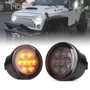 Morsun sistem de iluminare auto LED grilaj frontal semnal de viraj pentru 2007-2016 Wrangler Jk Tj