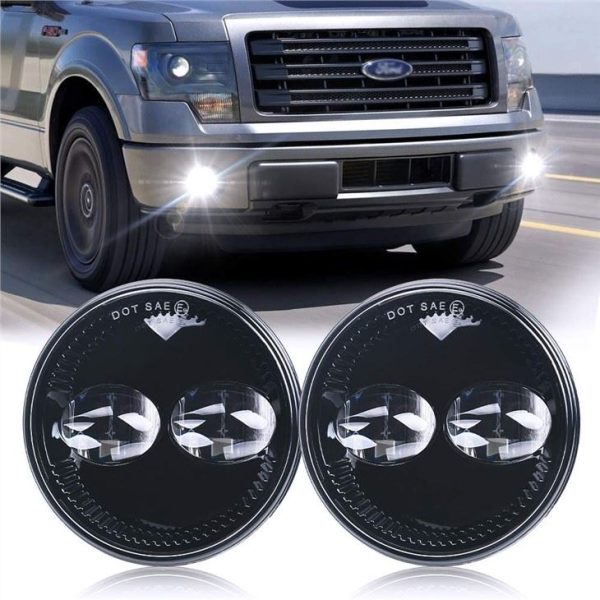 Morsun Piese auto4.5 Inch Lampa de ceata pentru Ford F150 F-150 09-14 Ranger 08-11 Lumina de ceata