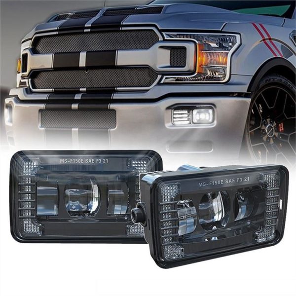 Faruri de ceață proiectoare LED aprobate Morsun DOT SAE pentru Ford F150 F-150 2015-2020 2017-2018 Super Duty