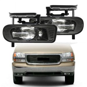 MorSun Lumină de conducere Lampă de ceață LED pentru compatibil cu 1999-2002 GMC Sierra 2000-2006 GMC Yukon Pickup Truck