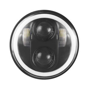 Accesorii motociclete LED far de 575 inci cu drl de zi de rulare pentru motocicletă