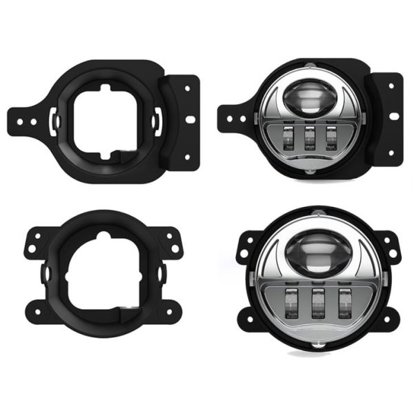 Cele mai noi accesorii pentru autoturisme Jeep JL Lampa de ceață led 4 inch JL Ceata pentru 2018 2019 Jeep JL