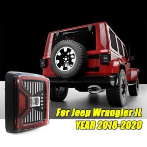 Versiunea SUA 2018 Jeep Wrangler JL Leduri de coadă Lămpi de frână cu spate